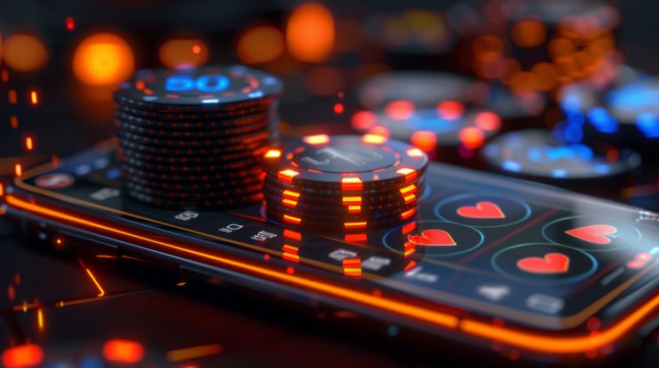 Antarmuka permainan Domino QQ di kudapoker dengan tampilan meja permainan yang jelas dan tombol kontrol di bagian bawah layar ponsel